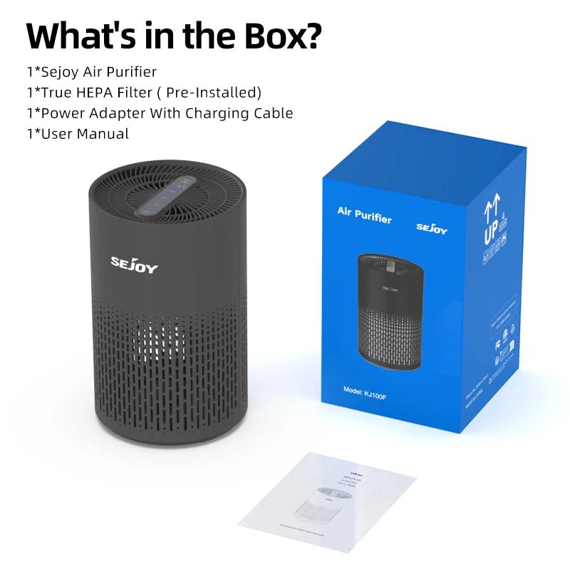 H13 HEPA Air Purifier - 360° Clean for Dust, Odors & Pollen - Samyonix