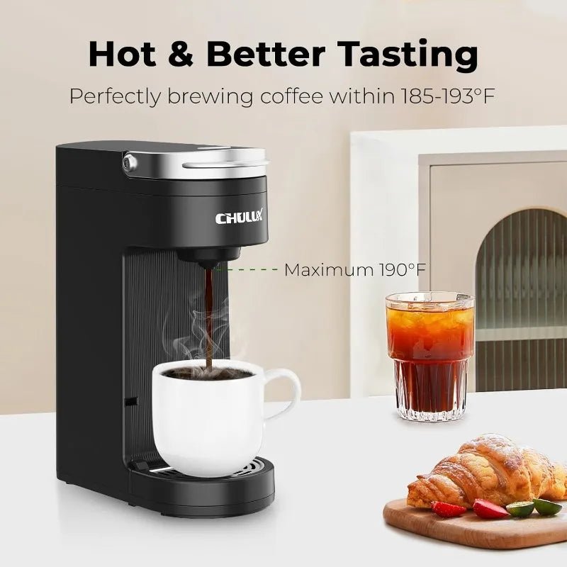 Single Serve Compact Travel Mug Ready Coffee Maker for K cups - Samyonix