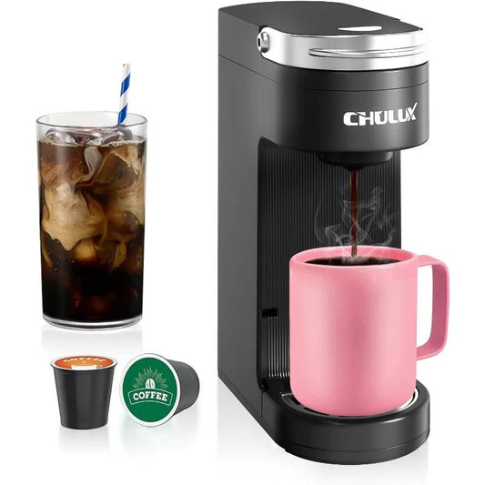 Single Serve Compact Travel Mug Ready Coffee Maker for K cups - Samyonix