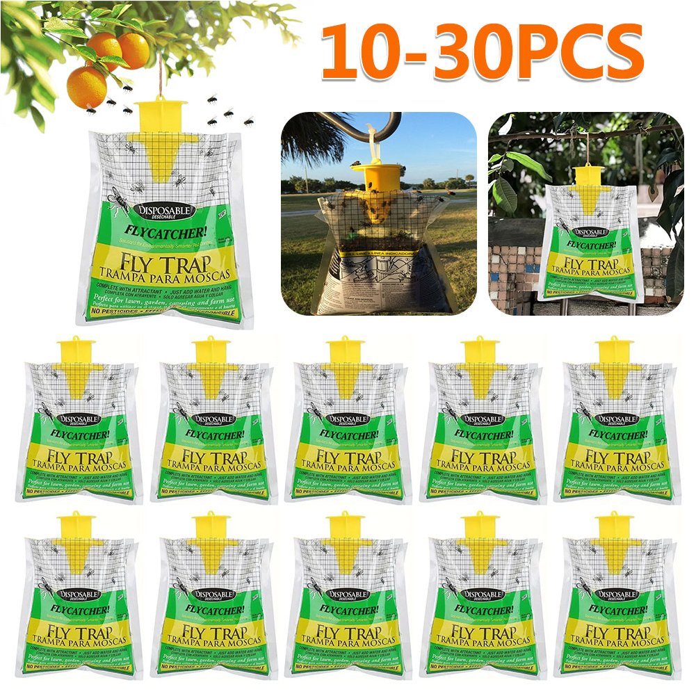 Disposable Hanging Fly Trap Bag – Eco‑Friendly Outdoor Insect Control (10–30PCS) - Samyonix