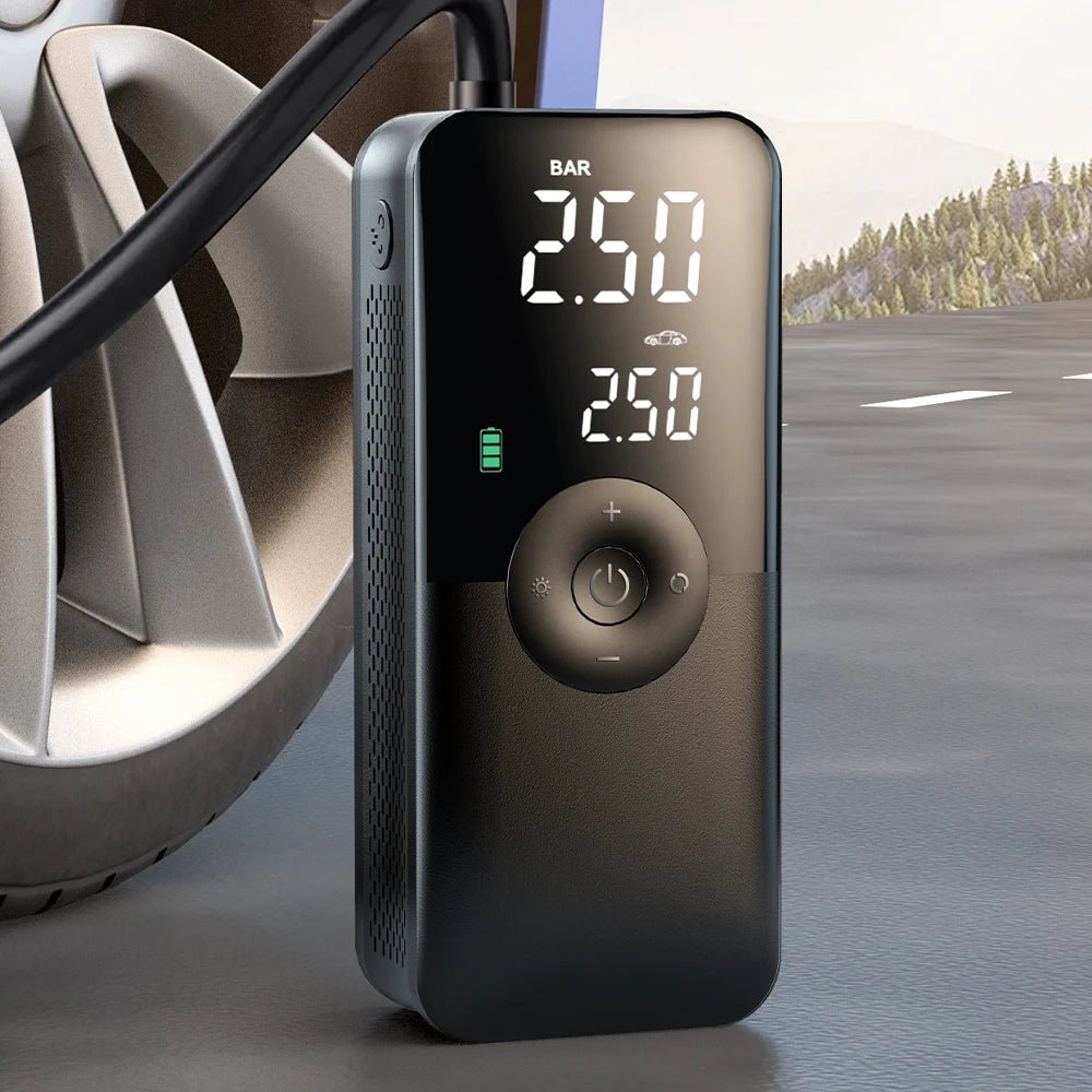 CARSUN Cordless Tire Inflator - Portable Air Pump for All Tires - Samyonix
