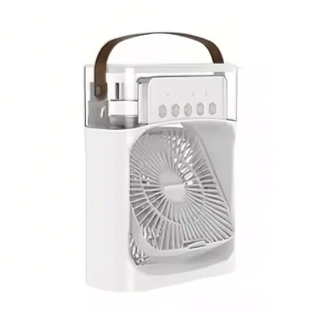 3‑in‑1 Air Cooler Fan – Portable AC + Humidifier & LED Mood Light - Samyonix