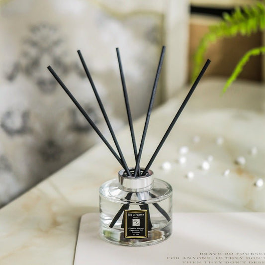 Aromatherapy Reed Diffusers - 120ml Gardenia & Freesia Gift Set - Samyonix