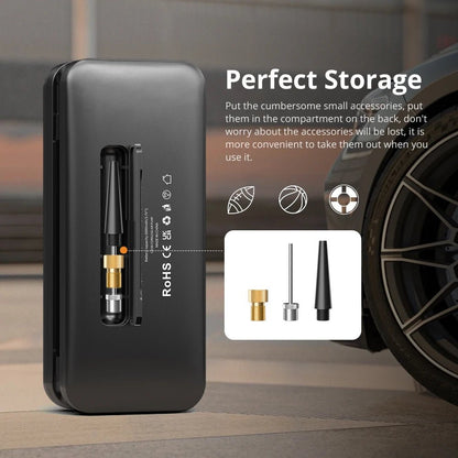 CARSUN Cordless Tire Inflator - Portable Air Pump for All Tires - Samyonix