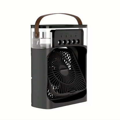 3‑in‑1 Air Cooler Fan – Portable AC + Humidifier & LED Mood Light - Samyonix
