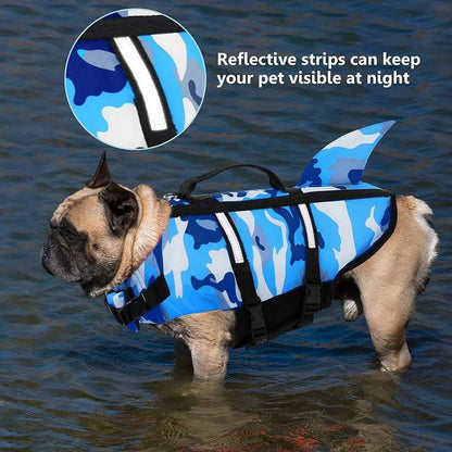 Pet Dog Life Jacket Shark Fin - Samyonix