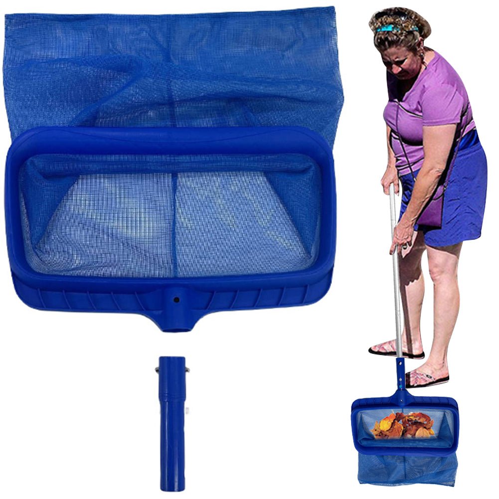 Pool Skimmer Net Large Capacity Leaf Mesh for Pools & Spas - Samyonix